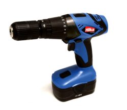 Hilka - PTCHD182 18V Cordless Hammer Drill with Extra Battery
